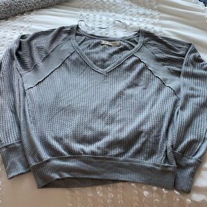 Free people grey sweater size xs